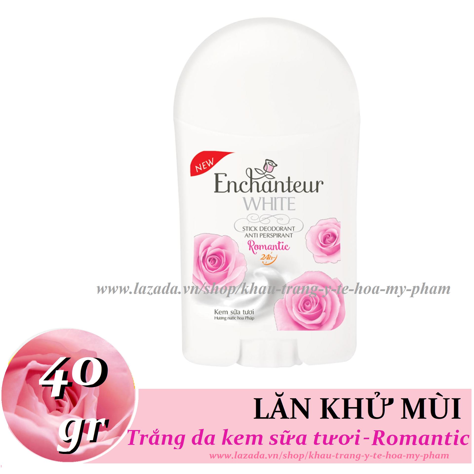[HCM]Enchanteur- Sáp khử mùi Trắng Da Romanitc 40 gr