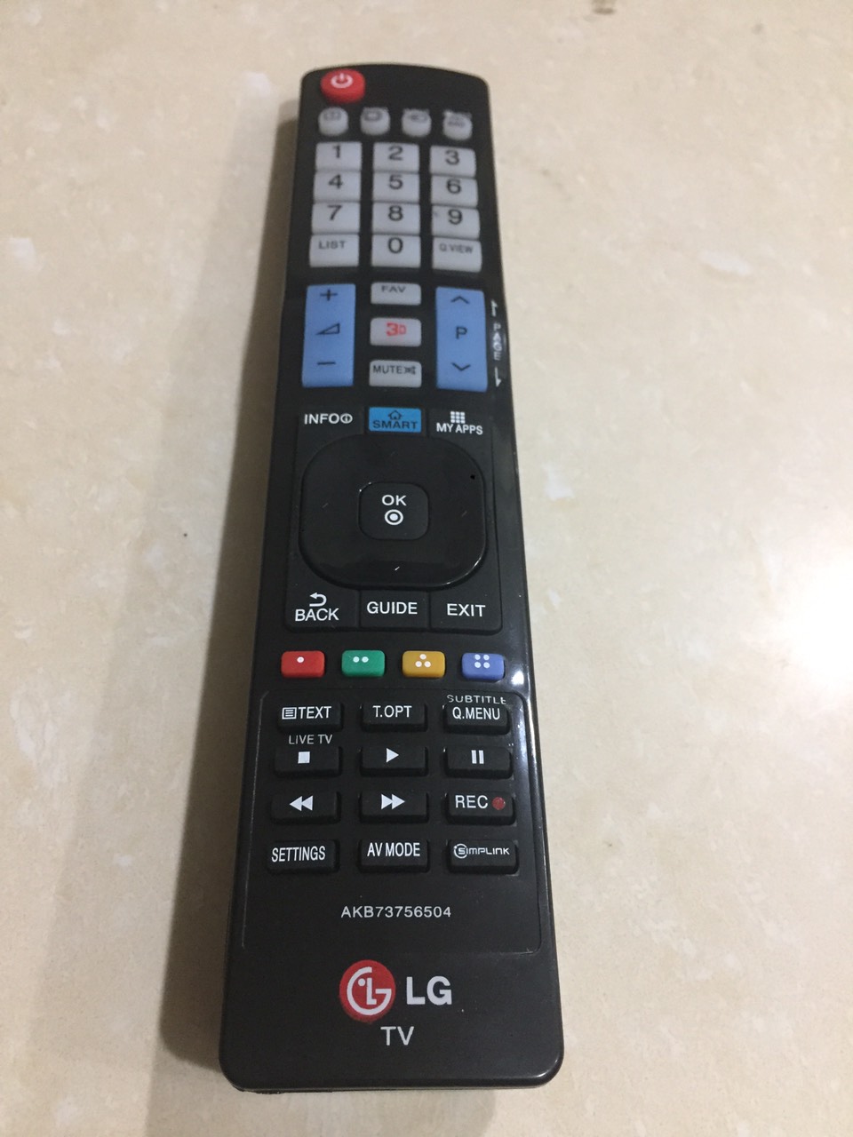 Remote điều khiển tivi lg smart xịn .