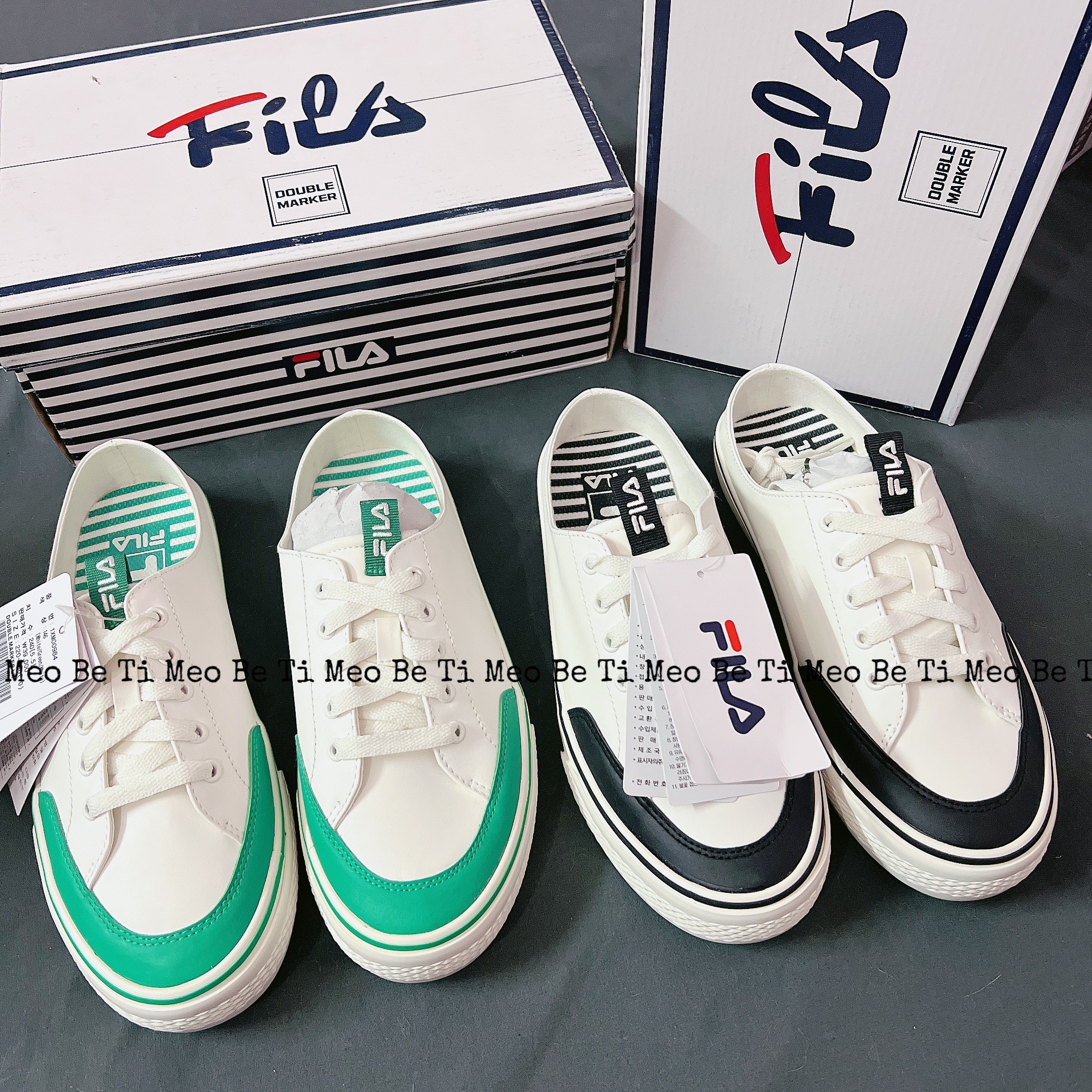 [Chính Hãng-Đủ bill] Giày Fila mule Double Marker sale 79%