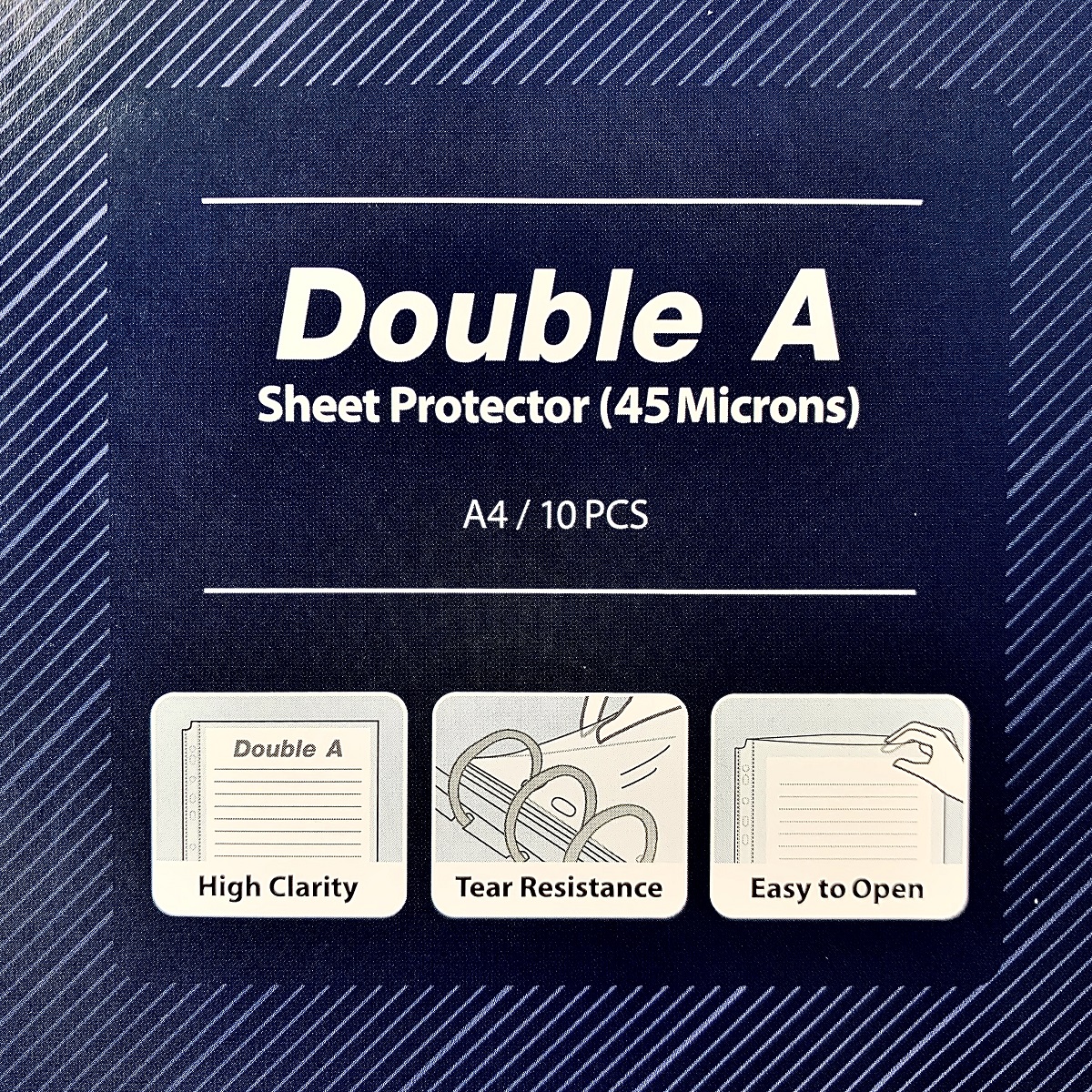 Bìa Lỗ Double A 1 Xấp 10 Cái