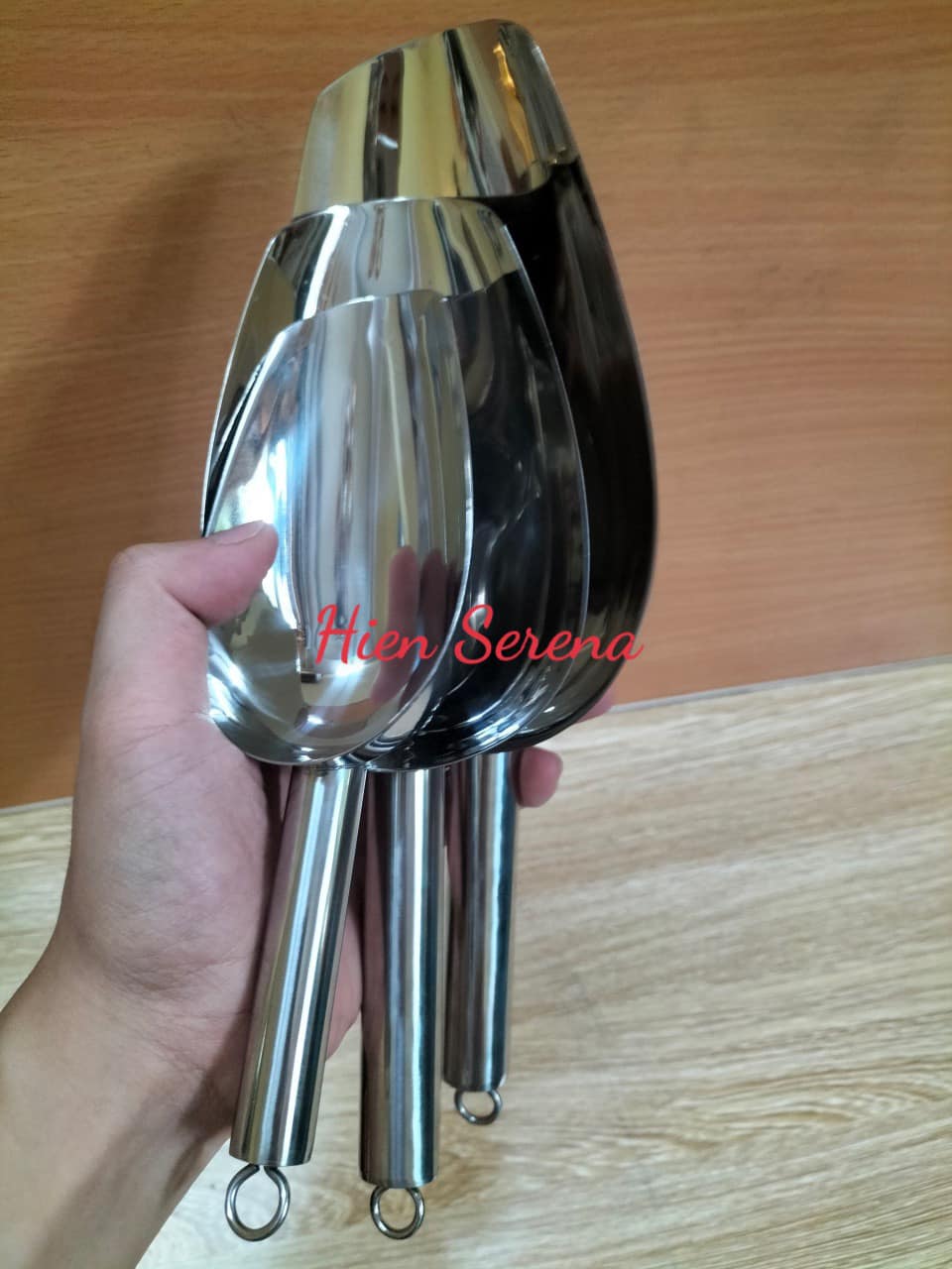 Muôi xúc đá inox cao cấp loại lớn