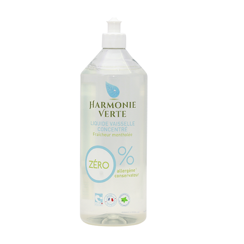 [HCM]NƯỚC RỬA CHÉN HỮU CƠ BẠC HÀ HARMONIE VERTE 1L