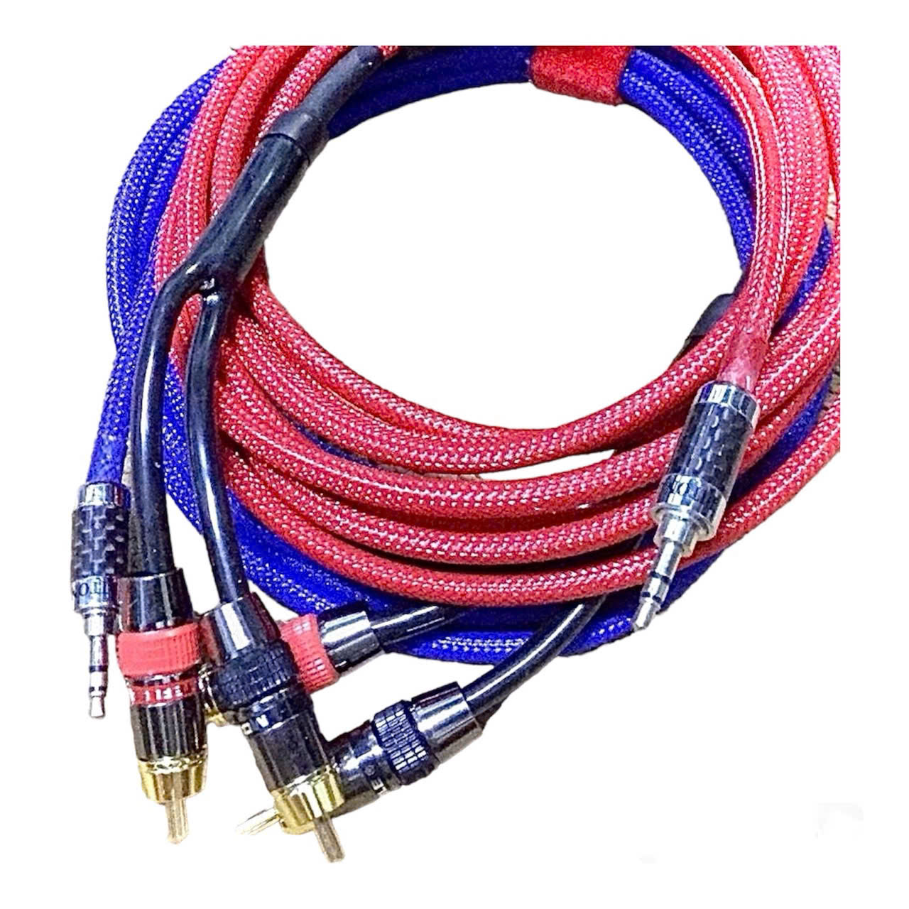 dây phát nhạc laptop Jack 3.5mm sang 2 đầu Jack hoa sen