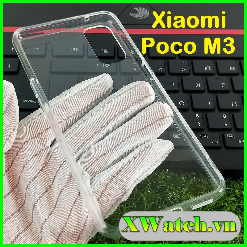 Ốp lưng silicon xiaomi poco m3 poco x3 pro redmi note 10 / redme note 10 pro k40 k40 pro poco f3 trong suốt