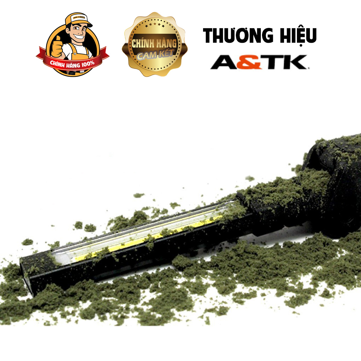 [HCM]Đèn pin 2.000mAh 3.7V A&TK CZR-004
