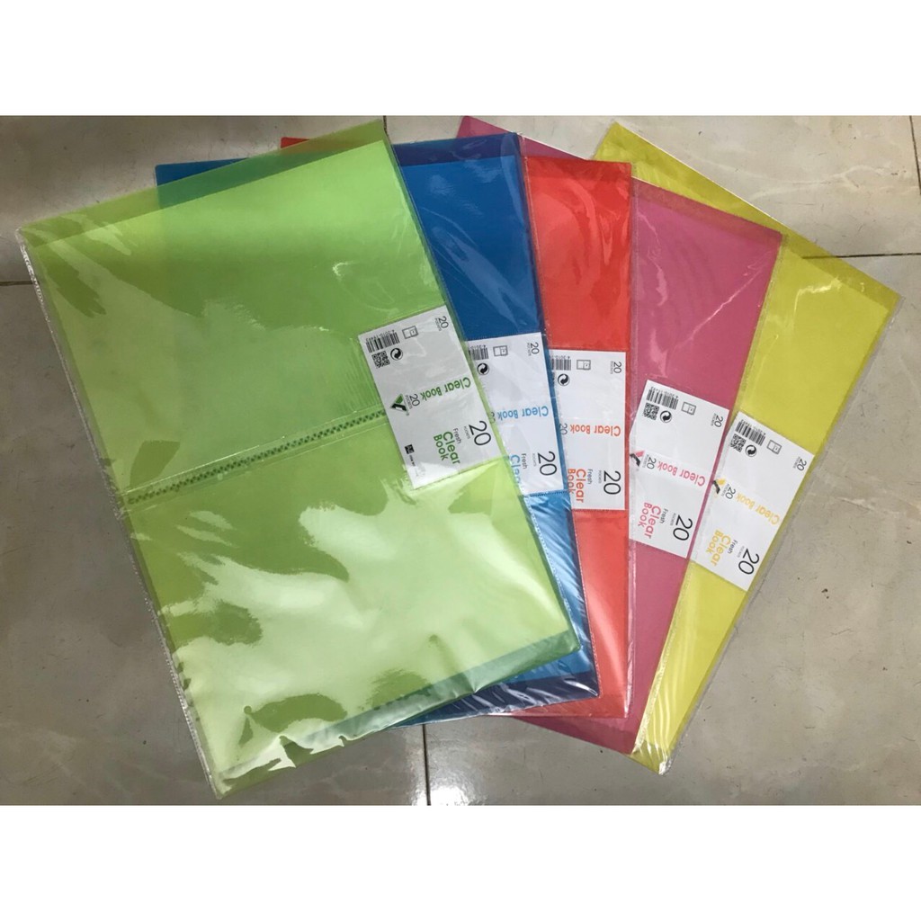 Bìa nhựa 100 lá trong A4