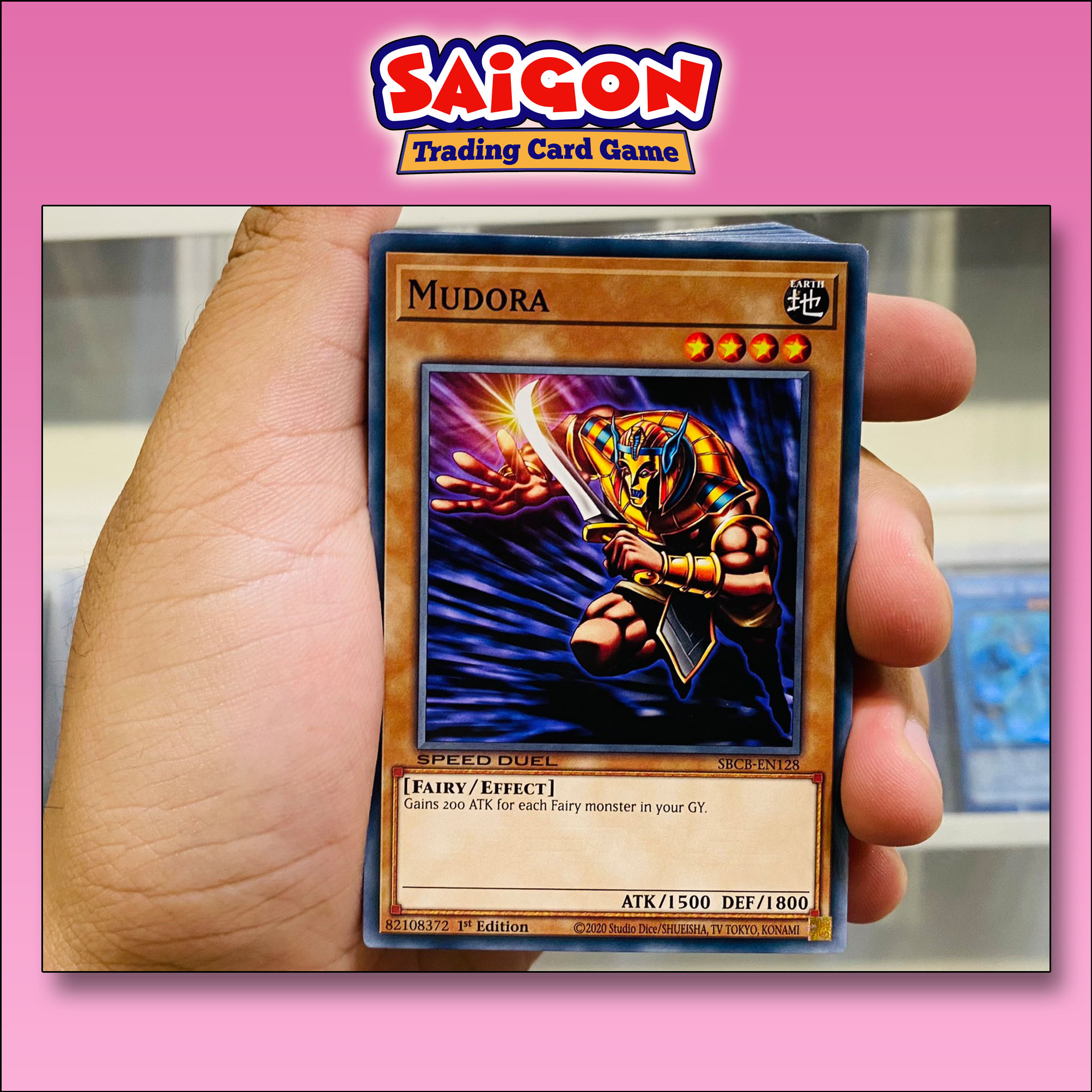 Thẻ bài yugioh mã sbcb-en128 - mudora - common - 1st edition