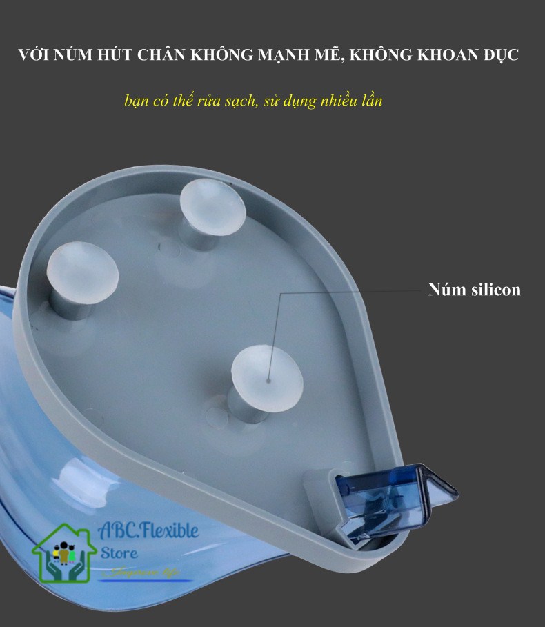 Khay Đựng Xà Phòng Hình Chiếc Lá