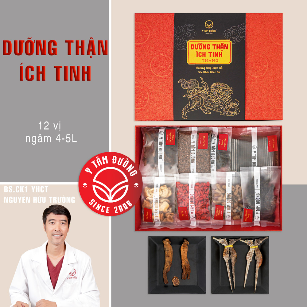 Thang ngâm 5 lít Dưỡng Thận Ích Tinh Thang 12 Vị