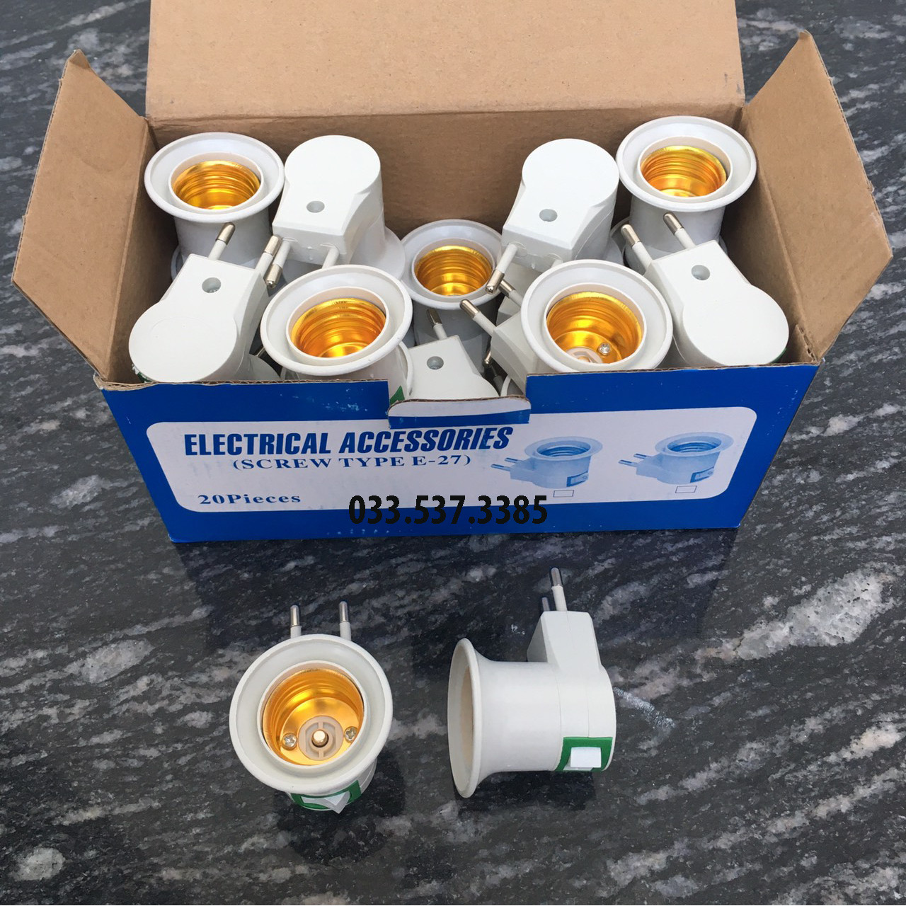 Đui đèn, đui đèn liền công tắc và phích cắm e27