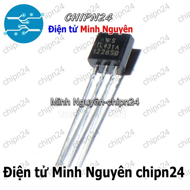 [5 con] (DIP) IC TL431 TO-92 (100mA 36V) (IC điều chỉnh điện áp) - HH000659