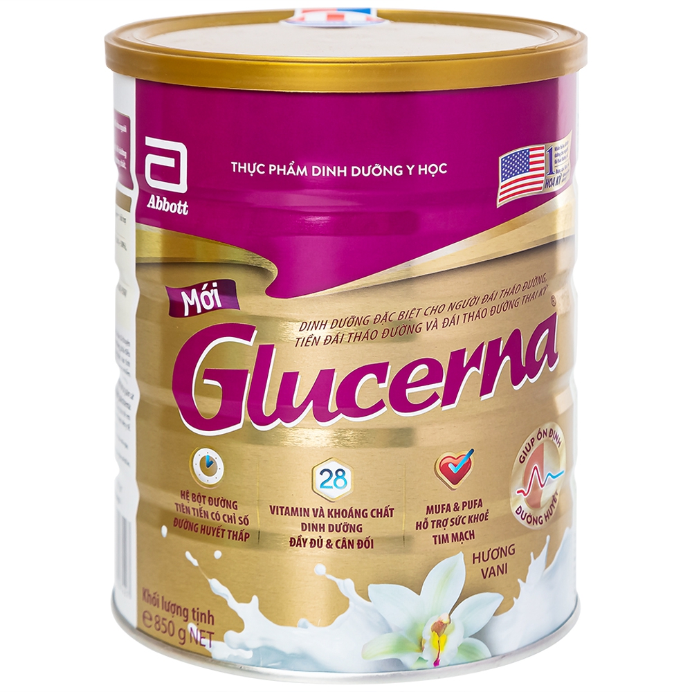 [HCM] Combo 3 lon Glucerna Vani 850gr