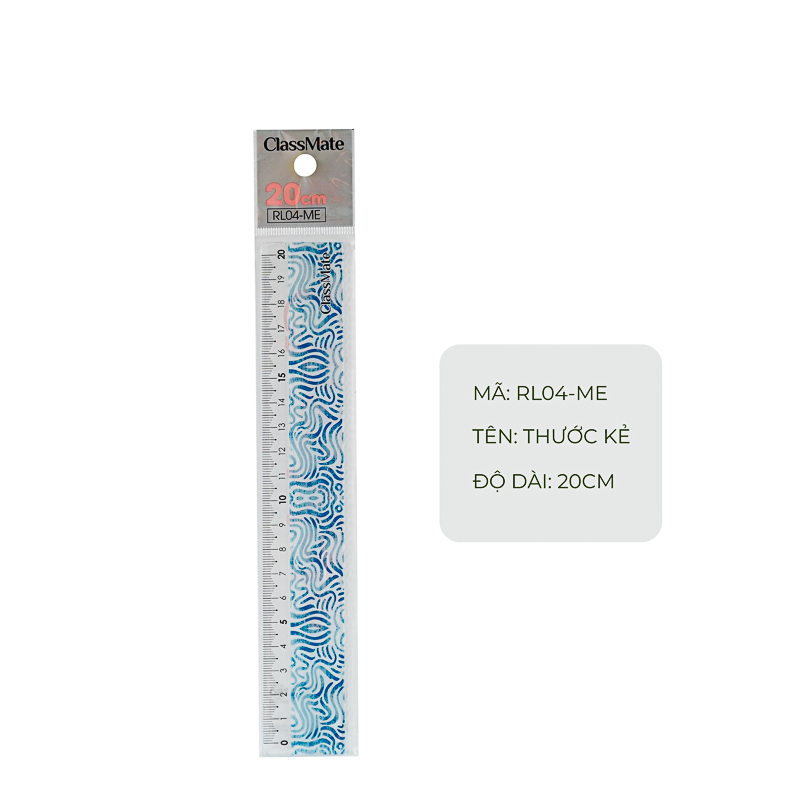 Thước Kẻ Học Sinh CLASSMATE RL04-ME (20cm)