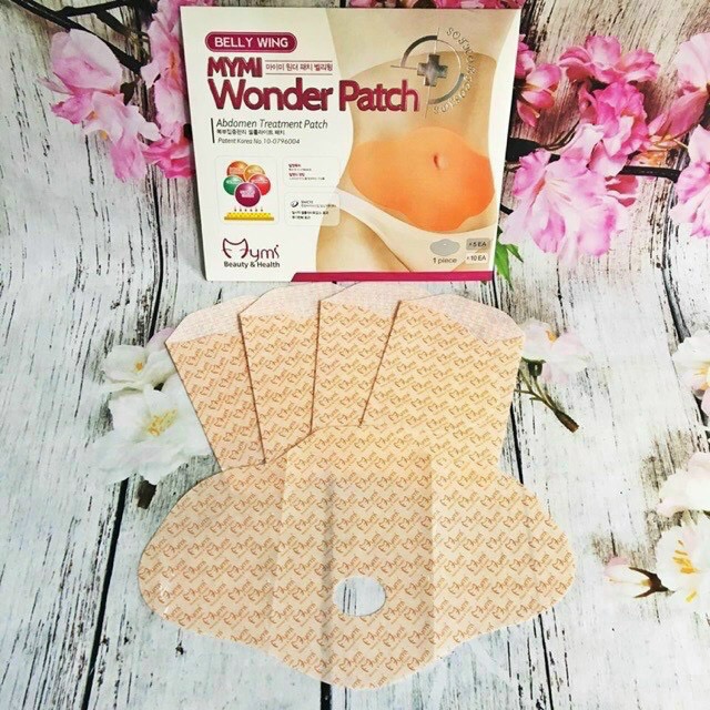 Bộ 10 miếng dán tan mỡ bụng hàn quốc mymi wonder patch (2 Hộp)