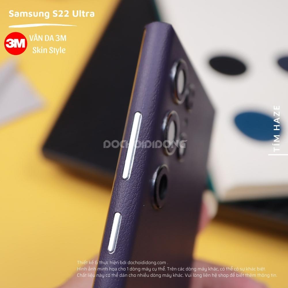 [Màu Tím Haze] Miếng Dán Skin 3M Vân Da Các Dòng Samsung Note 8 Note 9 Note 10 Note 20 Plus Ultra 5G