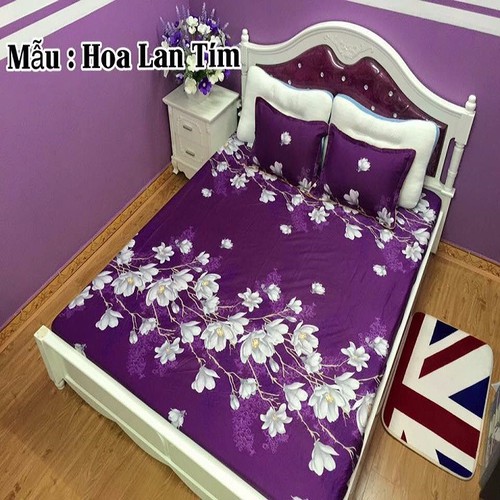 Set Ga Gối  ( 1 Drap + 2 Vỏ Gối Nằm + 1 Vỏ Gối Ôm ) Không Phai , Không Xù