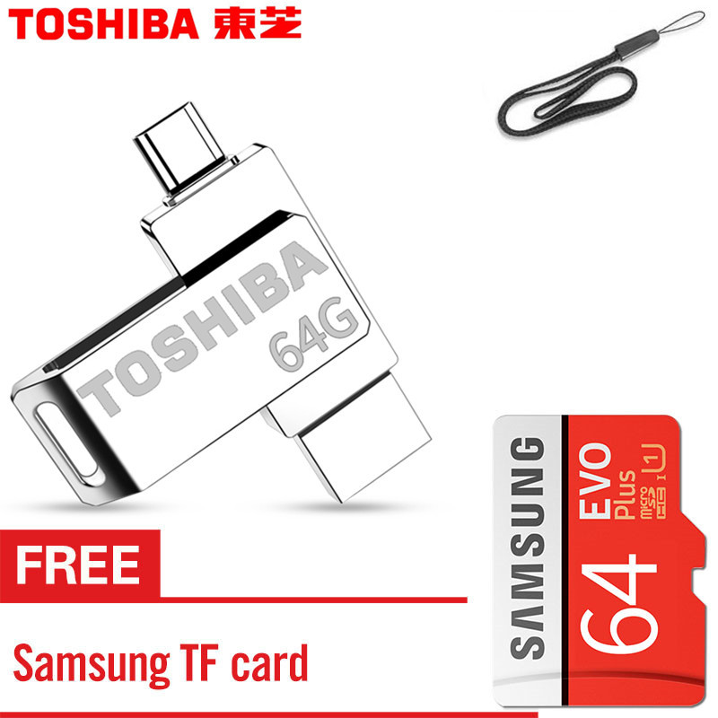 Bảng giá OTG 64GB USB Memory Stick U Disk Pen Drive Pendrive Usb Flash Drive dành cho điện thoại thông minh Android với thẻ nhớ Samsung miễn phí Phong Vũ