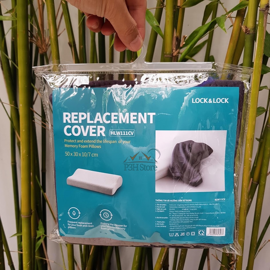 Vỏ áo gối nằm Lock&Lock thay thế cho gối ngủ HLW111
