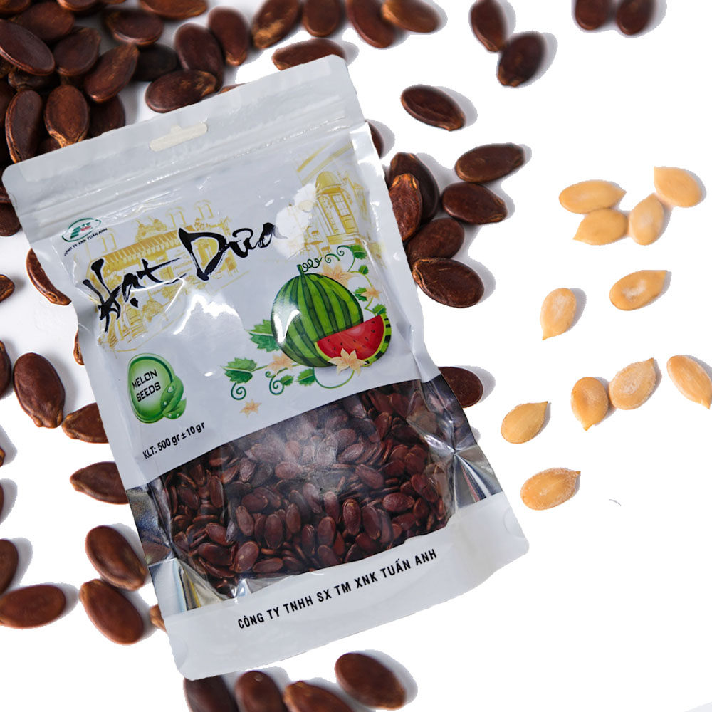 [LOẠI NGON] HẠT DƯA RANG GÓI 500GR - ĂN VẶT - QUÀ BIẾU Ý NGHĨA - BÁNH KẸO TẾT