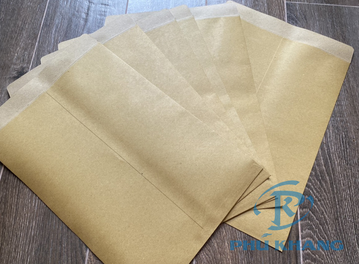 Bao thư Kraft A4 (25x35cm) [xấp 100 cái] - định lượng 150gsm