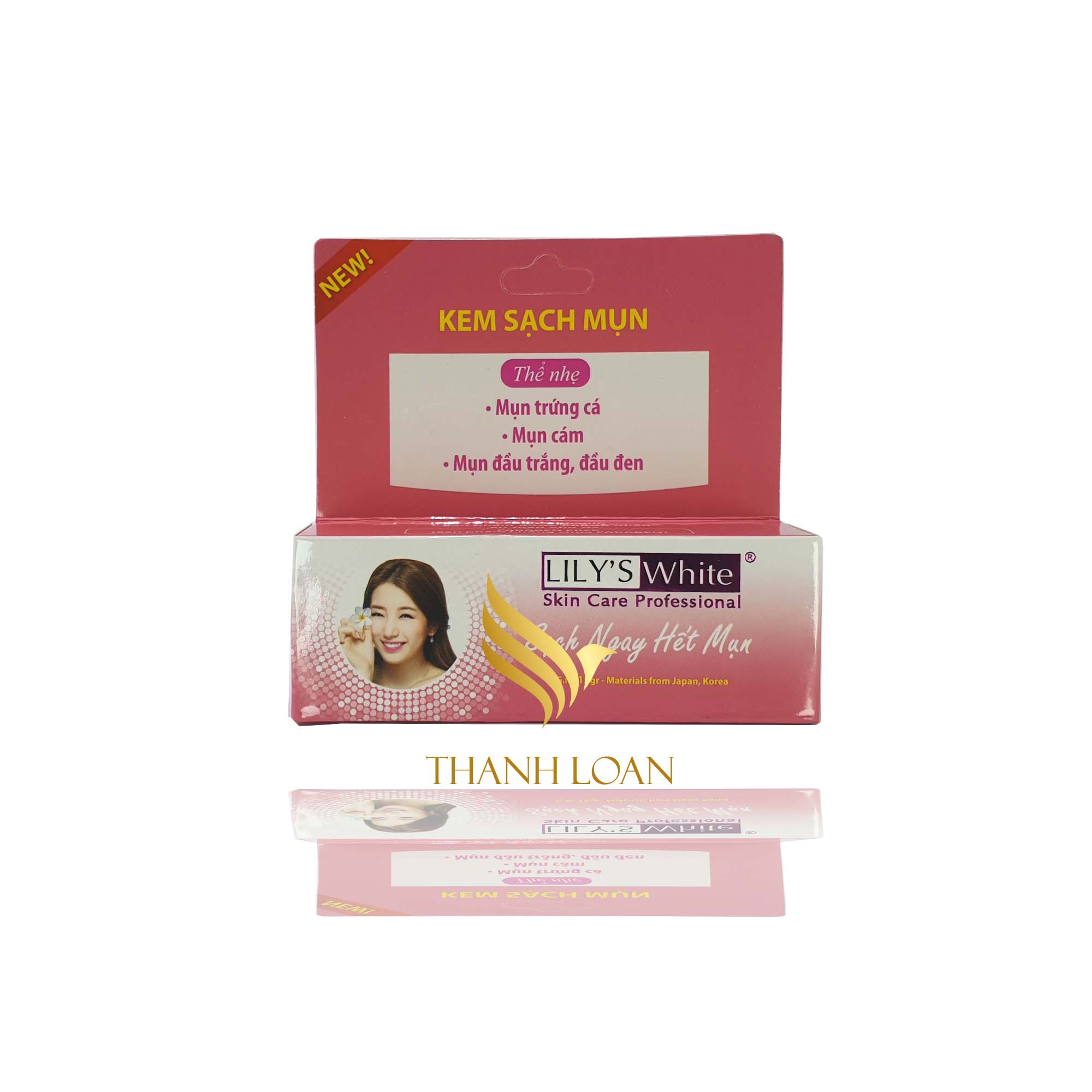 Tuýt chấm mụn lily’s white thể nhẹ