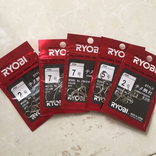 Lưỡi câu cá ryobi Nhật Bản