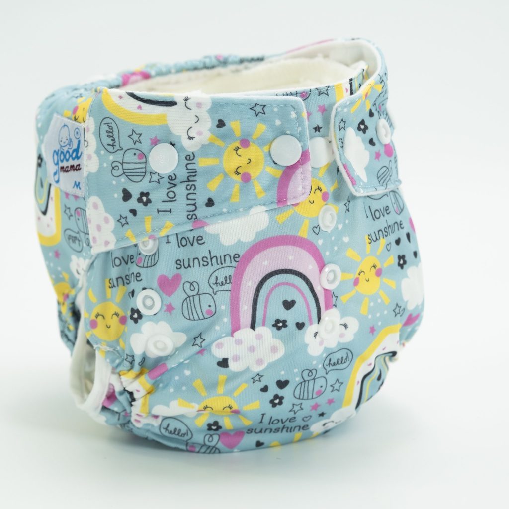 Combo 2 bỉm vải size M Cho bé 3-12kg