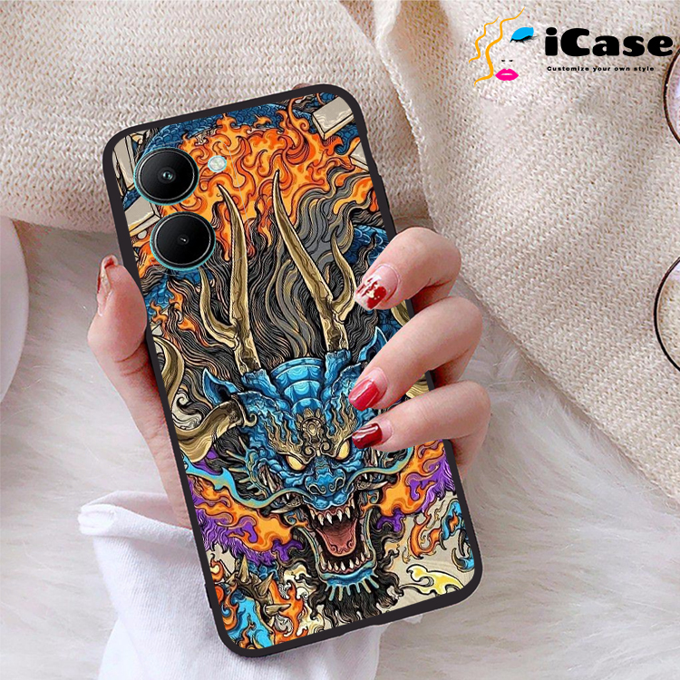 Ốp lưng Realme C33 viền dẻo TPU BST Rong