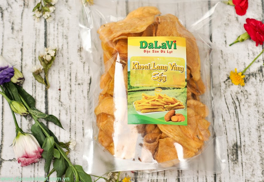 Khoai lang vàng sấy lát 300gr