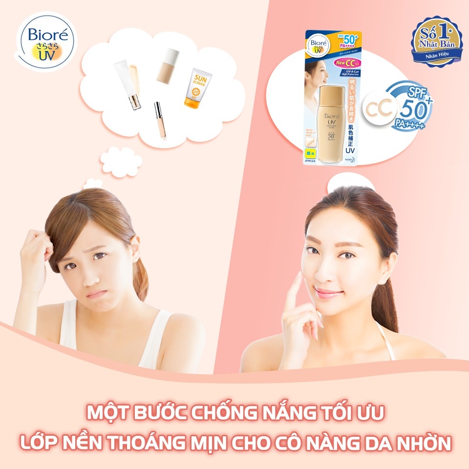 Kem Chống Nắng Biore dạng sữa 30ml