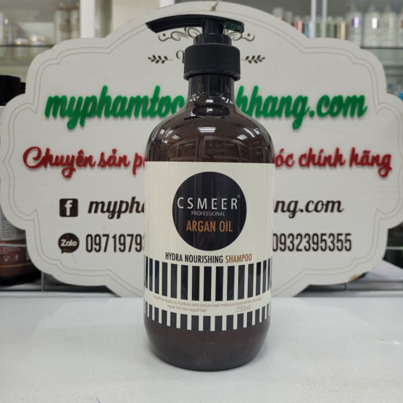 Dầu gội và xả csmeer argan oil 750ml hoặc gừng, hà thủ ô 400ml - 250ml