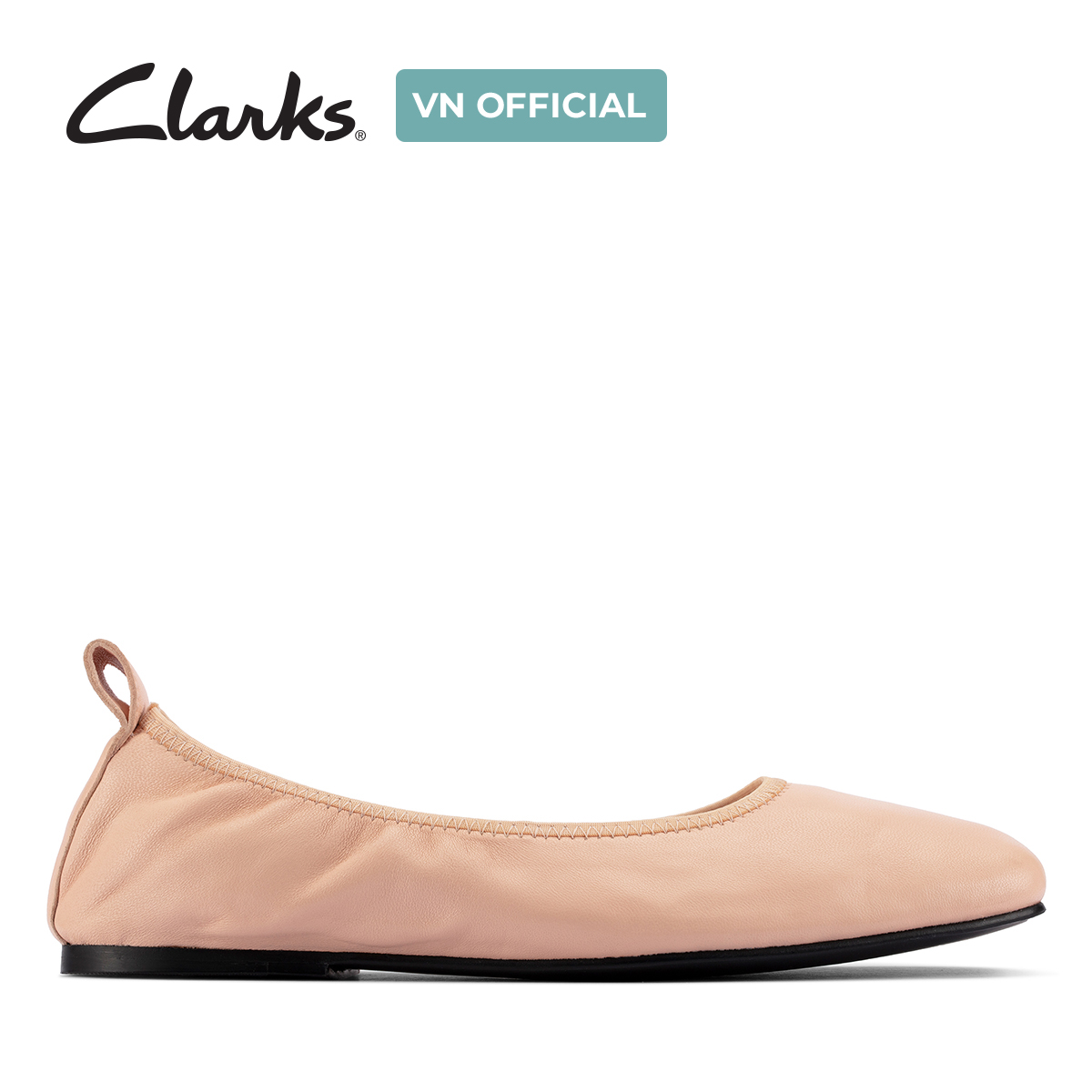 Giày Đế Bệt Da Nữ Clarks - Pure Ballet