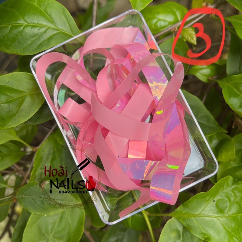 set sequin mix màu phụ kiện nail