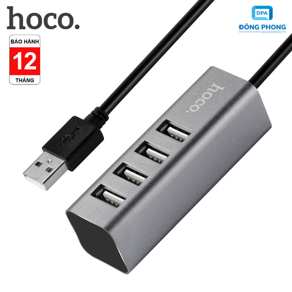 Bộ Chia USB 4 Cổng Hoco HB1 Chính Hãng