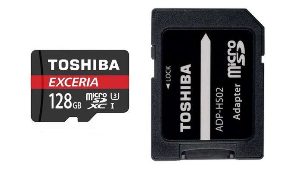 Thẻ nhớ Micro SDXC Toshiba 128 GB (100Mb/s) + Adapter + Đầu đọc thẻ Micro