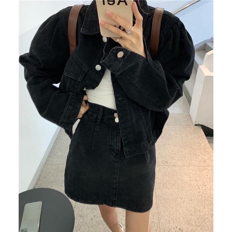 [HCM]ÁO KHOÁC JEAN NỮ CÁ TÍNH THỜI TRANG VF19.1 VIET FASHION- (có size Đại)
