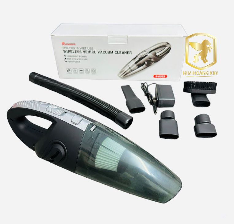 Máy hút bụi cầm tay r6053 freeship máy hút bụi mini không dây hút bụi ô tô giường