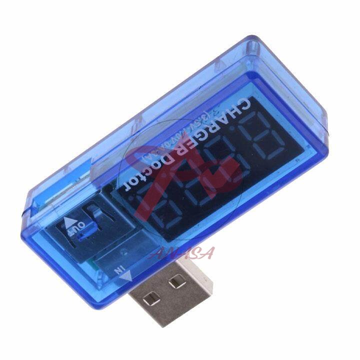 USB Đo Dòng Điện và Điện Áp DC Màu Xanh