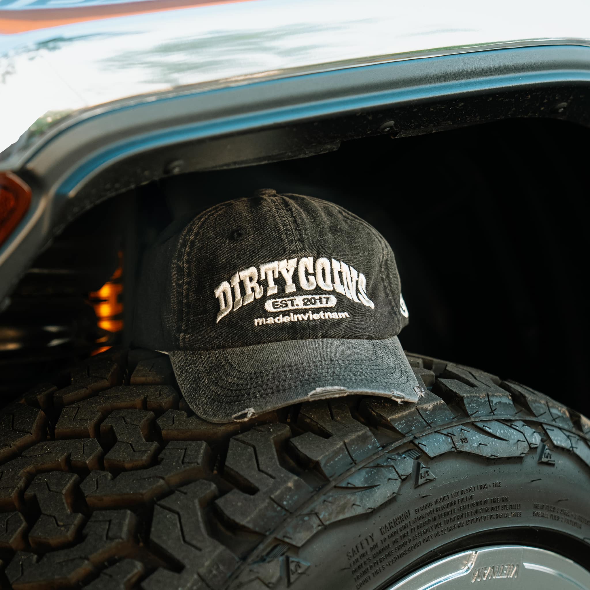 Nón DirtyCoins Logo University Denim Cap - Black
