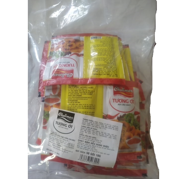 [HCM]50 gói tương ớt x10g cholimex