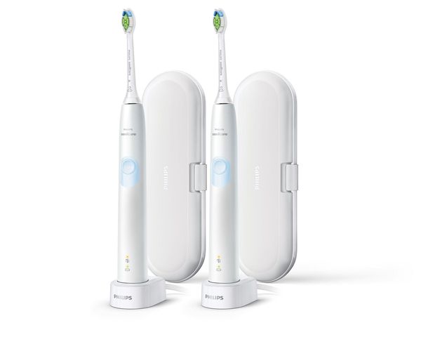 Bàn chải điện Philips Sonicare ProtectiveClean 4300 Combo 2 chiếc