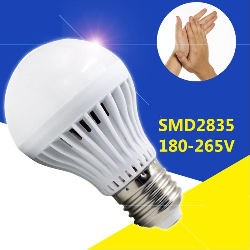 Đèn led cảm biến âm thanh 9W