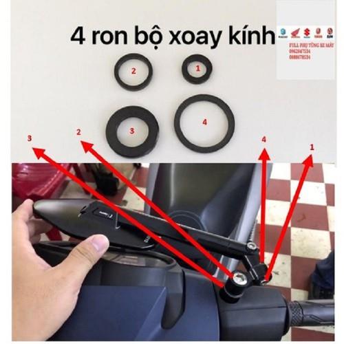 Bộ 4 ron xoay kính 360 độ - vindecal bd