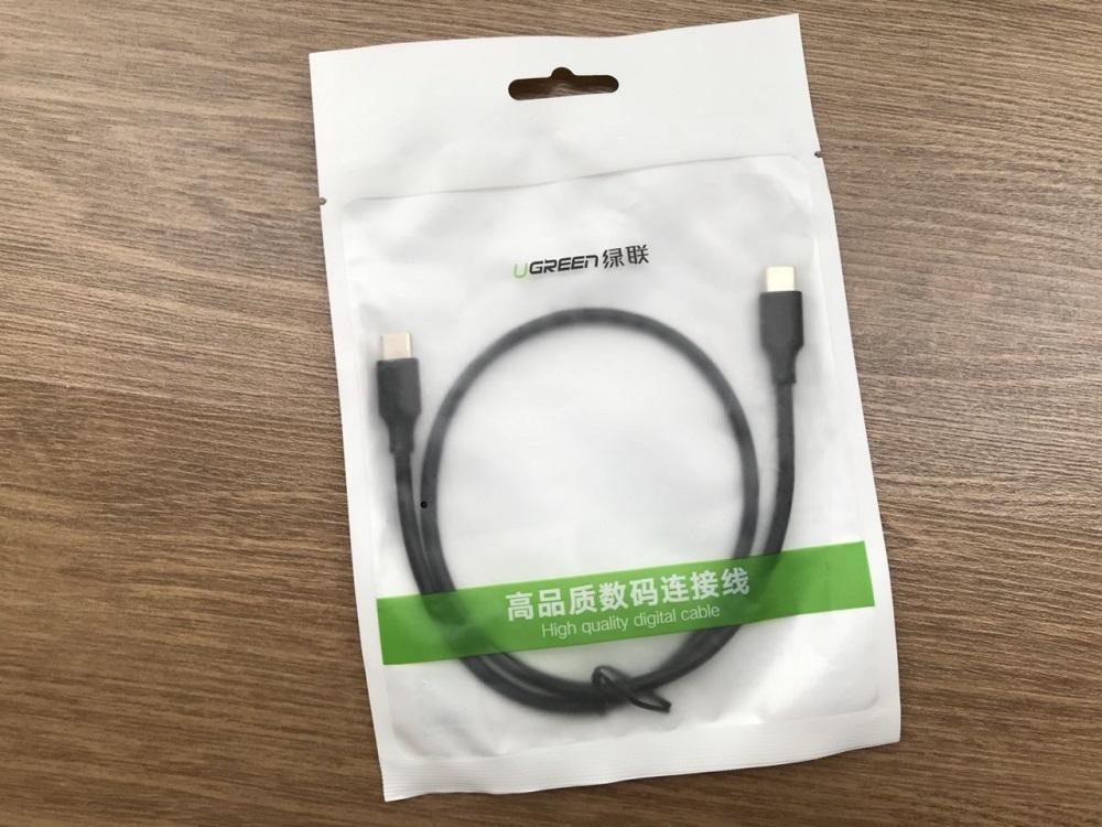Cáp USB Type-C Ugreen 50996 - Black, 0.5M