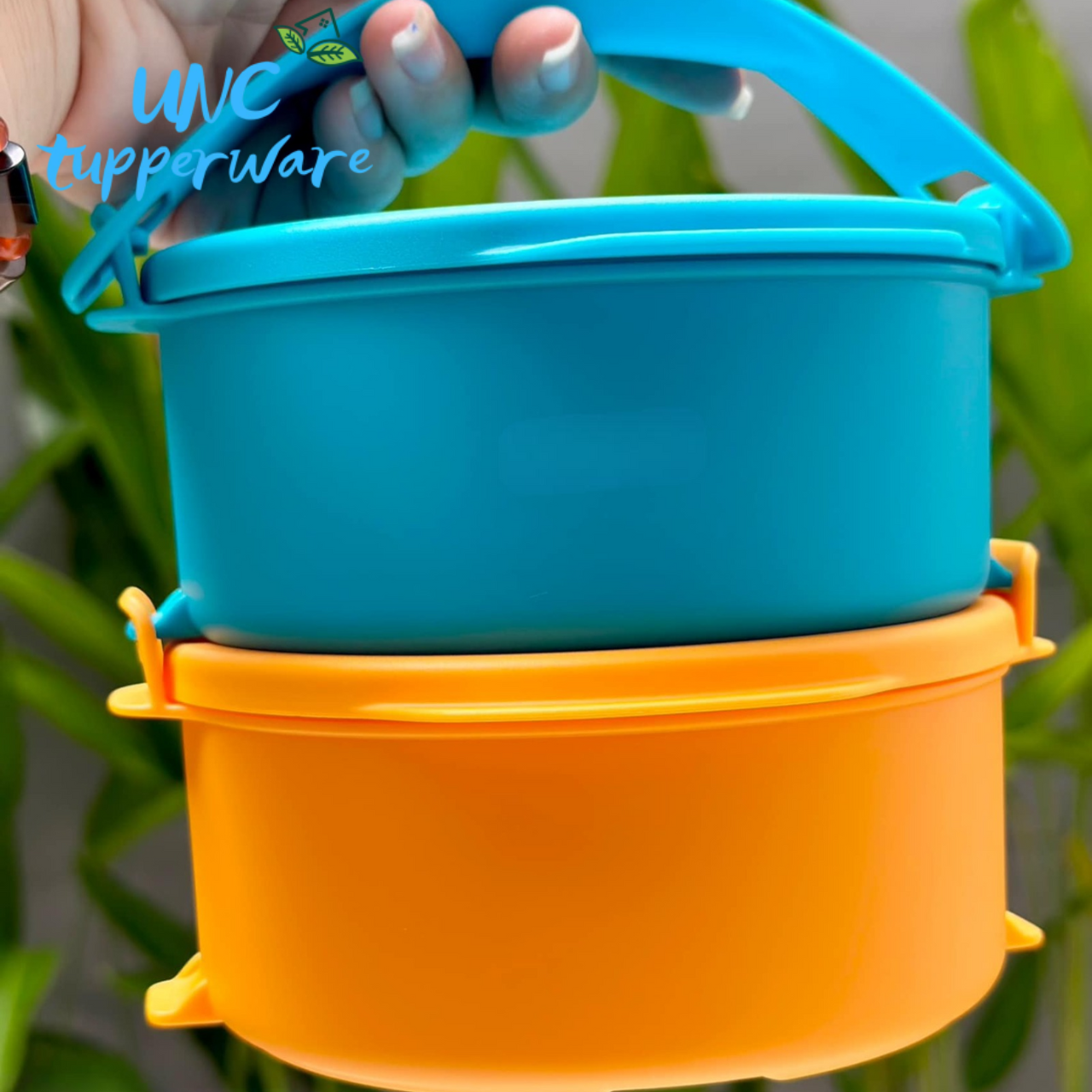 [Nhập RS0822 giảm 30k cho đơn 99k]Bộ hộp cơm Tupperware Small Round Click To Go 550ml - Màu mới
