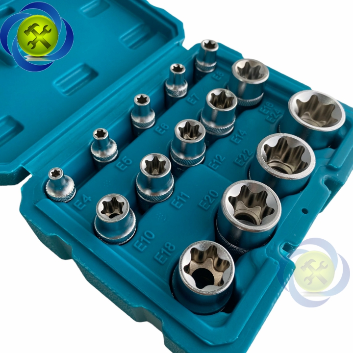 Bộ tuýp sao đầu E 14 chi tiết TOTAL THKTETS0114 (E4 - E24)
