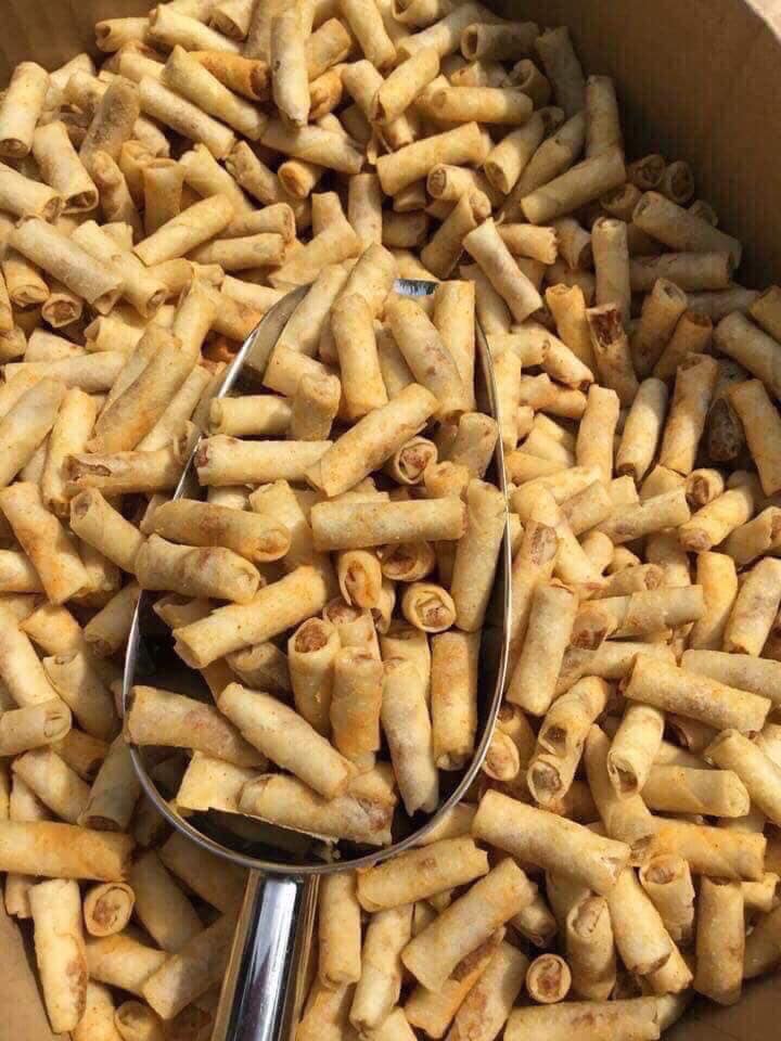 [HCM]Snack Chả giò Tôm Sấy Mini Ăn Liền Túi 250gr