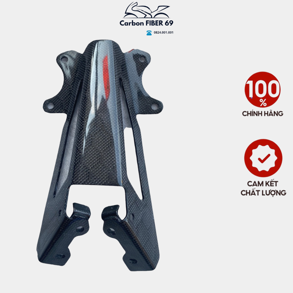 Dè sau Ex 150, ốp dè sau xe Exciter 150 zin đời 2019 đến nay ốp carbon fiber vân tổ ong