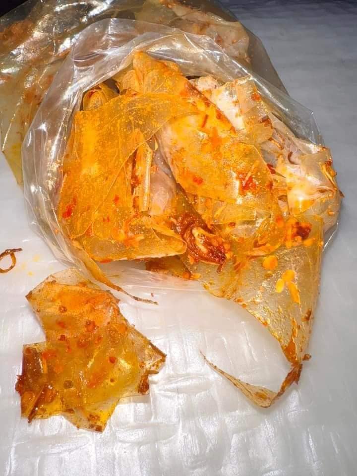 Bánh tráng phơi sương sate hành phi