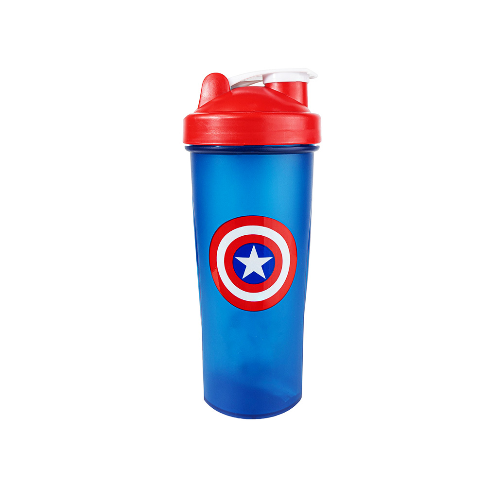 Bình Lắc Shaker Tập Gym 700ML - Siêu Anh Hùng Marvel, DC